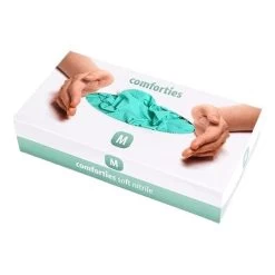 Comforties Weiche Nitrilhandschuhe Grün (Premium) 100 Stück -Medizinische Versorgung comforties weiche nitrilhandschuhe gruen premium 1 2
