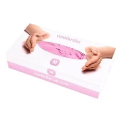 Comforties Weiche Nitrilhandschuhe Rosa (Premium) 100 Stück -Medizinische Versorgung comforties weiche nitrilhandschuhe rosa premium 10 2