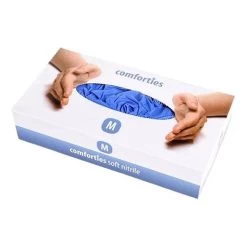 Comforties Weiche Nitrilhandschuhe Violett/Blau (Premium) 100 Stück -Medizinische Versorgung comforties weiche nitrilhandschuhe violett blau pr 2