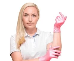 Comforties Weiches Nitril Glamour Pink 100 Stück -Medizinische Versorgung comforties weiches nitril glamour pink 100 stueck 2