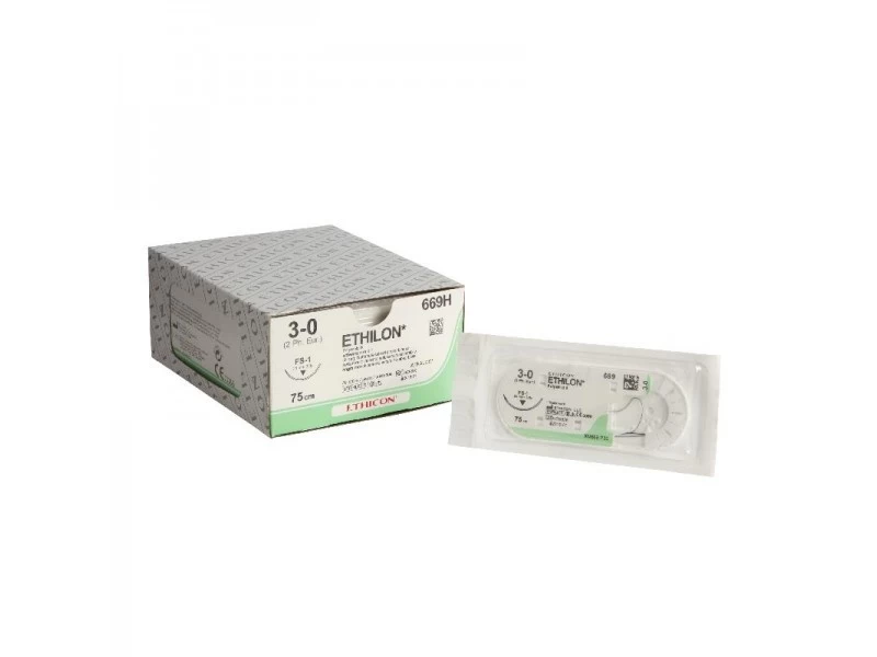Ethilon Nahtmaterial 3-0 (FS-1) 669H 36 Stk 1 Ethilon Nahtmaterial 3-0 (FS-1) 669H 36 Stk