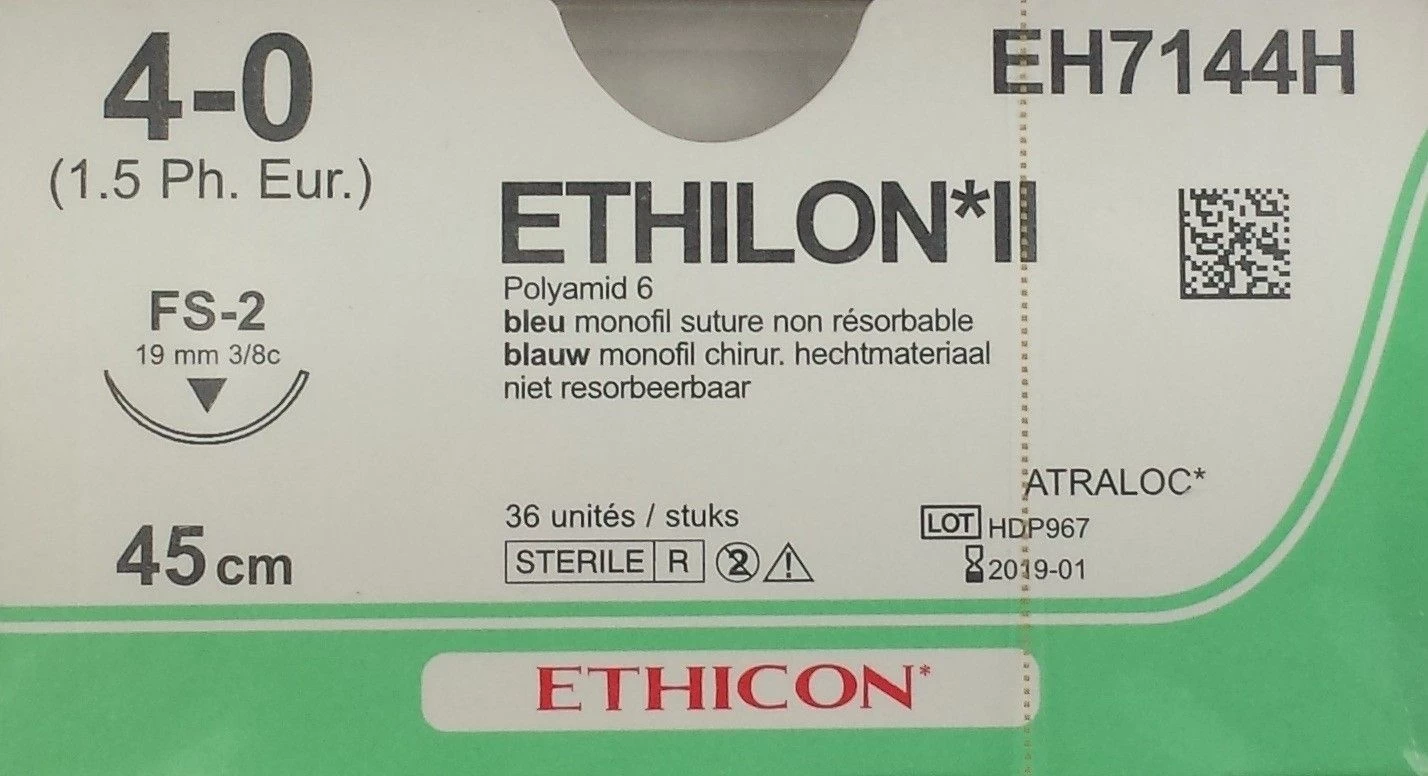 Ethilon Nahtmaterial 4-0 (FS-2) EH7144H 36 Stk 3 Ethilon Nahtmaterial 4-0 (FS-2) EH7144H 36 Stk – Bild 3