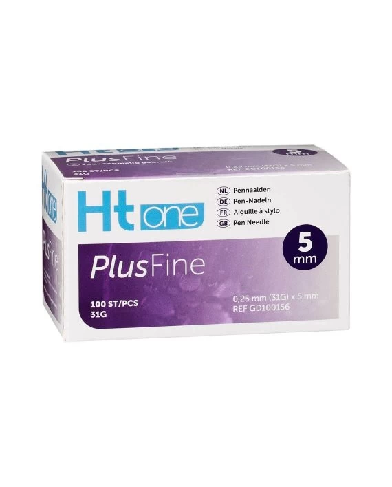 HT One Plusfine Pen-Nadeln 5 Mm 31G - 100 Stück 1 HT One Plusfine Pen-Nadeln 5 Mm 31G - 100 Stück