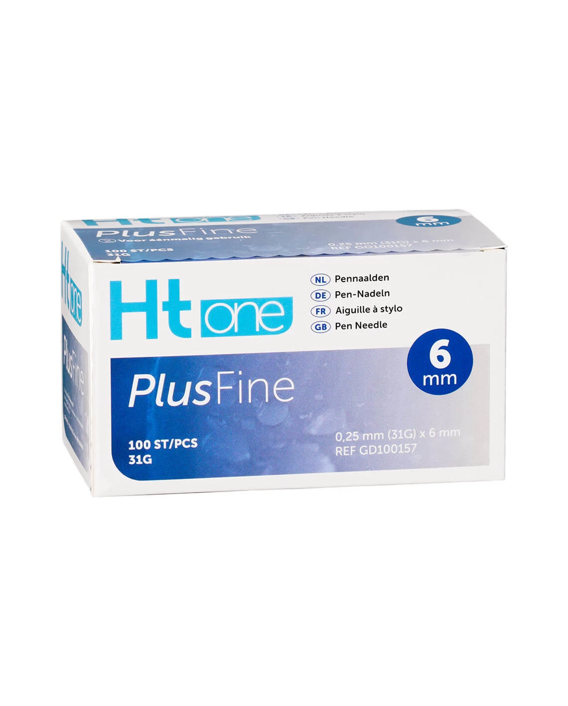 HT One Plusfine Pen-Nadeln 6 Mm 31G -100 Stück 1 HT One Plusfine Pen-Nadeln 6 Mm 31G -100 Stück
