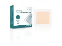 Kliniderm Foam Silikonschaumbinde Mit Rand 12,5x12,5cm