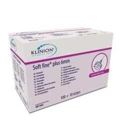 Klinion Diabetes Care Soft Fine Plus Pen-Nadeln 0,25 Mm (31G) X 6 Mm