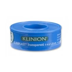 Klinion Heftpflaster Transparent Mit Ring 5m X 1,25cm