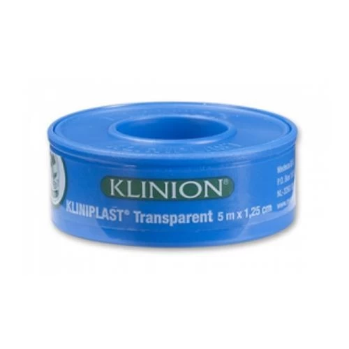 Klinion Heftpflaster Transparent Mit Ring 5m X 1,25cm 1 Klinion Heftpflaster Transparent Mit Ring 5m X 1,25cm