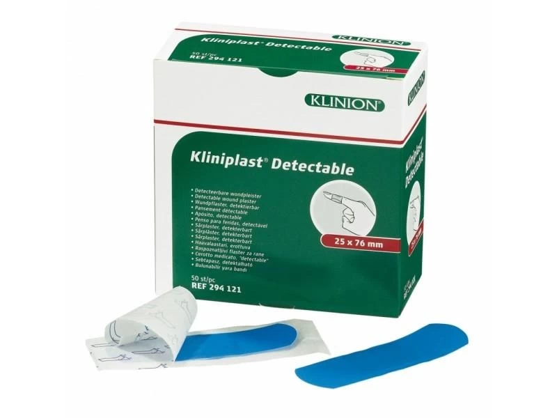 Kliniplast Detektierbares Blaues Wundpflaster 1 Kliniplast Detektierbares Blaues Wundpflaster