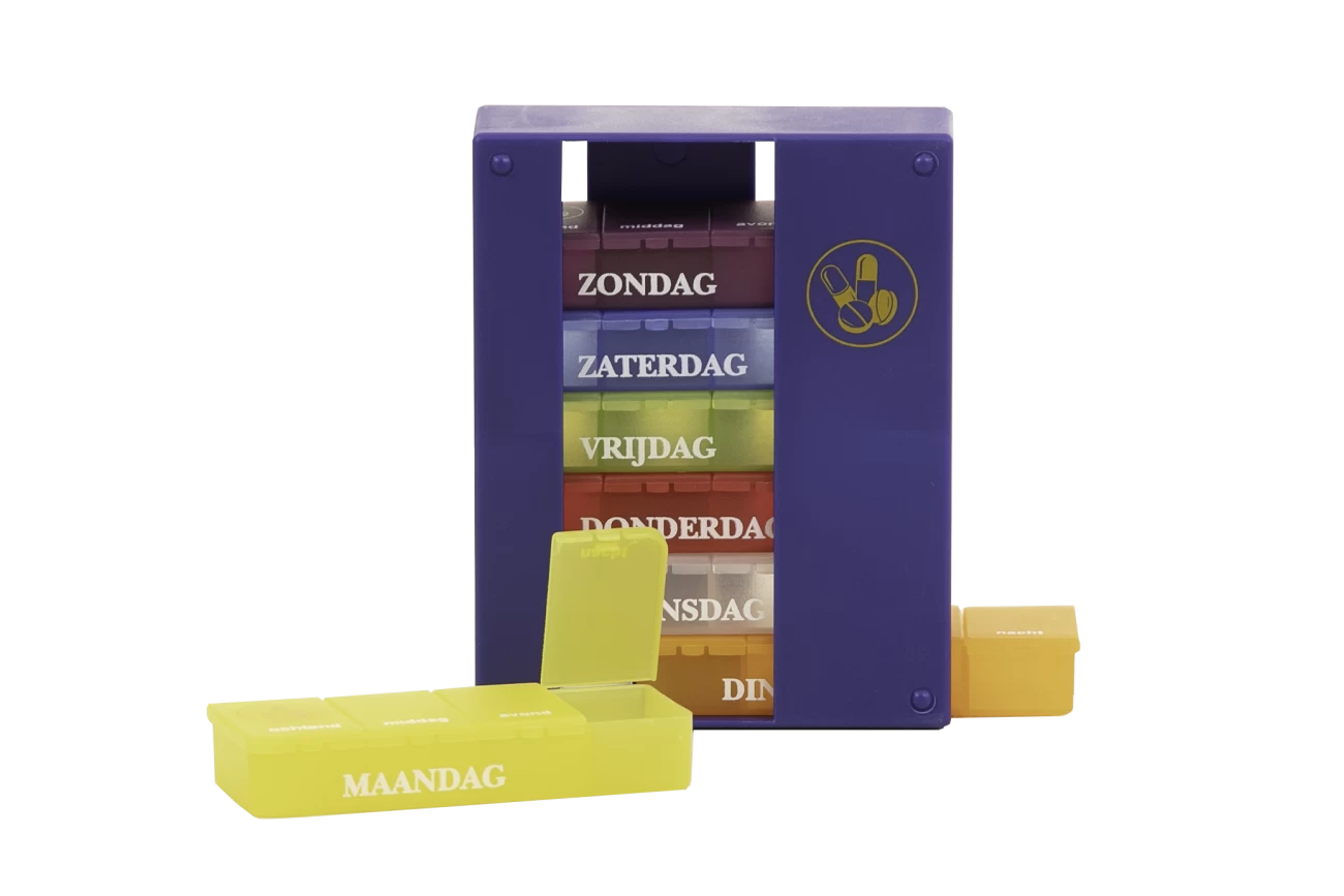 Pillendose 1 Woche - 4 Fächer NL 2 Pillendose 1 Woche - 4 Fächer NL – Bild 2