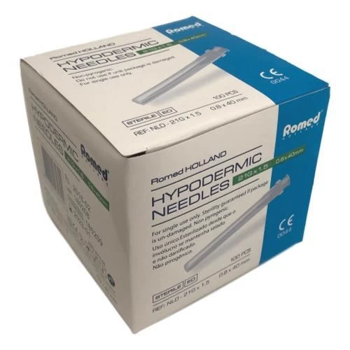 Romed 100 Stück Injektionsnadeln 21 G X 1,5 3 Romed 100 Stück Injektionsnadeln 21 G X 1,5 – Bild 3