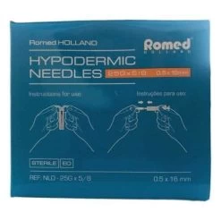Romed 100 Stück Injektionsnadeln 25G X 5/8 -Medizinische Versorgung romed 100 stueck injektionsnadeln 25g x 5 8 2