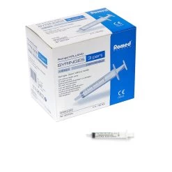 Romed 3-teilige Spritzen 3ml Luer-Slip 100 Stück -Medizinische Versorgung romed 3 teilige spritzen 3ml luer slip 100 stueck 3