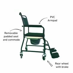 Romed Toilettenstuhl Mobil -Medizinische Versorgung romed toilettenstuhl mobil 3