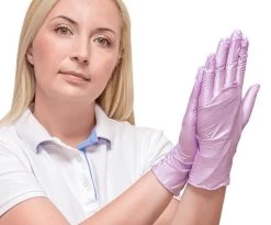 Schmusetücher Weiches Nitril Glamour Flieder 100 Stück -Medizinische Versorgung schmusetuecher weiches nitril glamour flieder 100 2